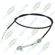 Трос ф6 L=1350 в оплетке с наконеч.М5х0,8/ф8 с кронштейном